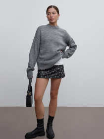 Джемпер ESTRO 0542-06905, колір сірий модель 0542-06905 Джемпер ESTRO 0542-06905, колір сірий модель 0542-06905 Фото