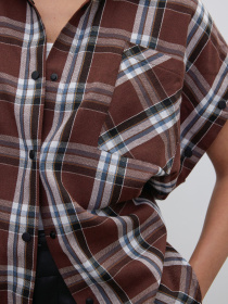 Сорочка ESTRO 05124-30-33208, колір коричневий модель 05124-30-33208 Фото