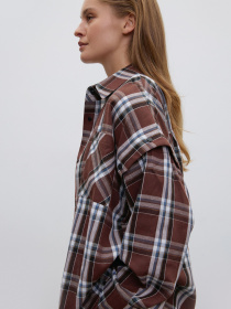 Сорочка ESTRO 05124-30-33208, колір коричневий модель 05124-30-33208 Фото