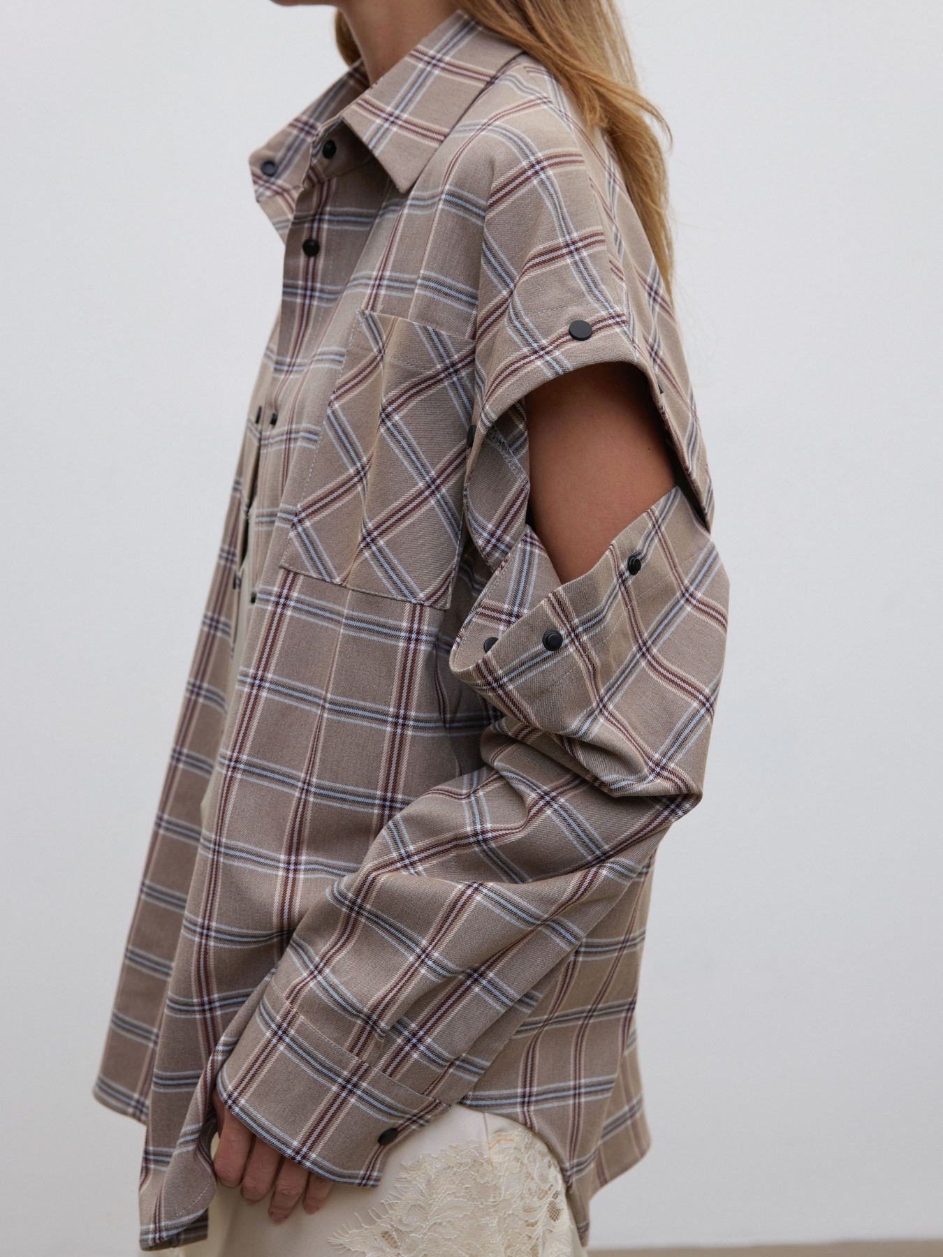 Сорочка ESTRO 05124-31-33223, колір бежевий модель 05124-31-33223 Фото