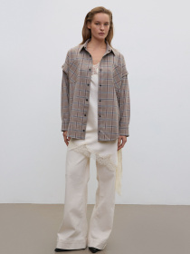 Сорочка ESTRO 05124-31-33223, колір бежевий модель 05124-31-33223 Фото