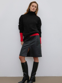 Светр в'язаний ESTRO 0541-06901, колір чорний модель 0541-06901 Светр в'язаний ESTRO 0541-06901, колір чорний модель 0541-06901 Фото