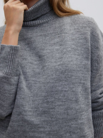 Светр в'язаний ESTRO 0541-06905, колір сірий модель 0541-06905 Светр в'язаний ESTRO 0541-06905, колір сірий модель 0541-06905 Фото