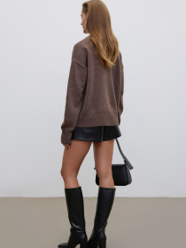 Джемпер ESTRO 0542-06908, колір коричневий модель 0542-06908 Джемпер ESTRO 0542-06908, колір коричневий модель 0542-06908 Фото