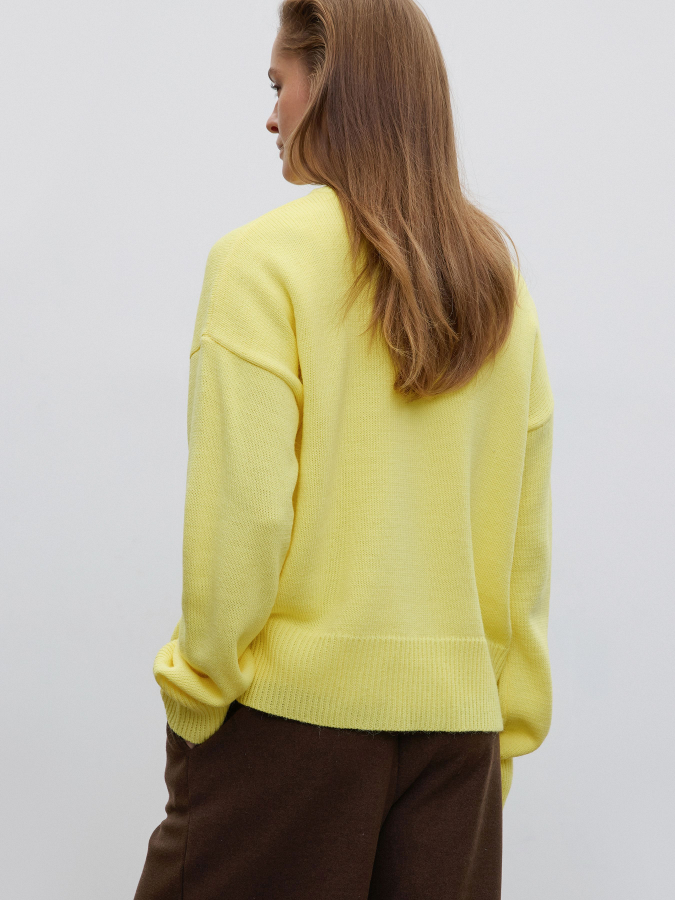 Джемпер ESTRO 0542-06919, колір жовтий модель 0542-06919 Фото