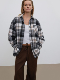 Сорочка в клітинку Estro модель 00125-3012 Фото