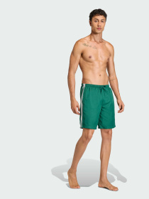 Плавательные шорты Adicolor 3-Stripes 8-Inch модель JZ8477 Фото