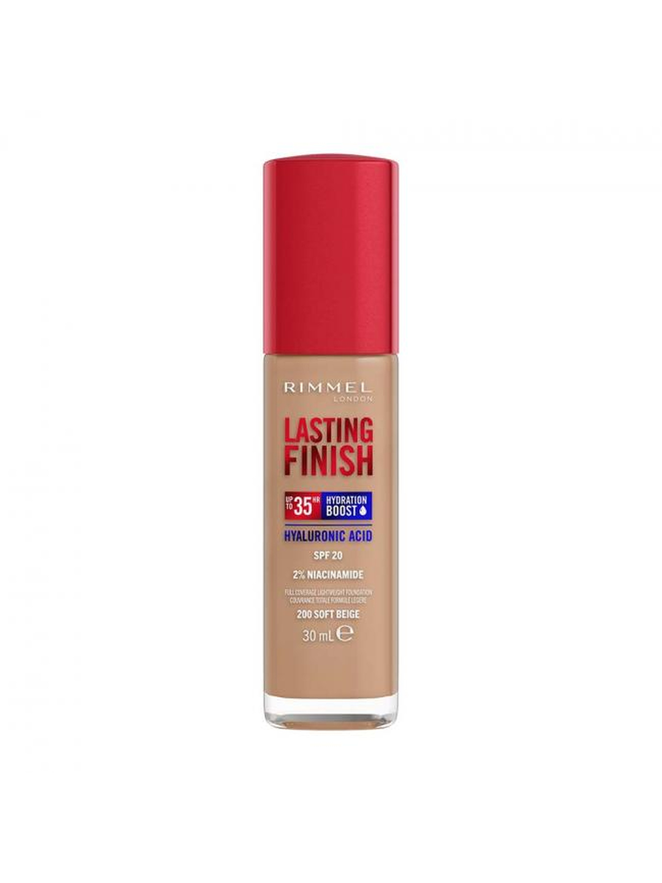 Тональна Основа Lasting Finish 35H №200 Soft Beige RIMMEL модель 8000020447008 Тональна Основа Lasting Finish 35H №200 Soft Beige RIMMEL модель 8000020447008 Фото