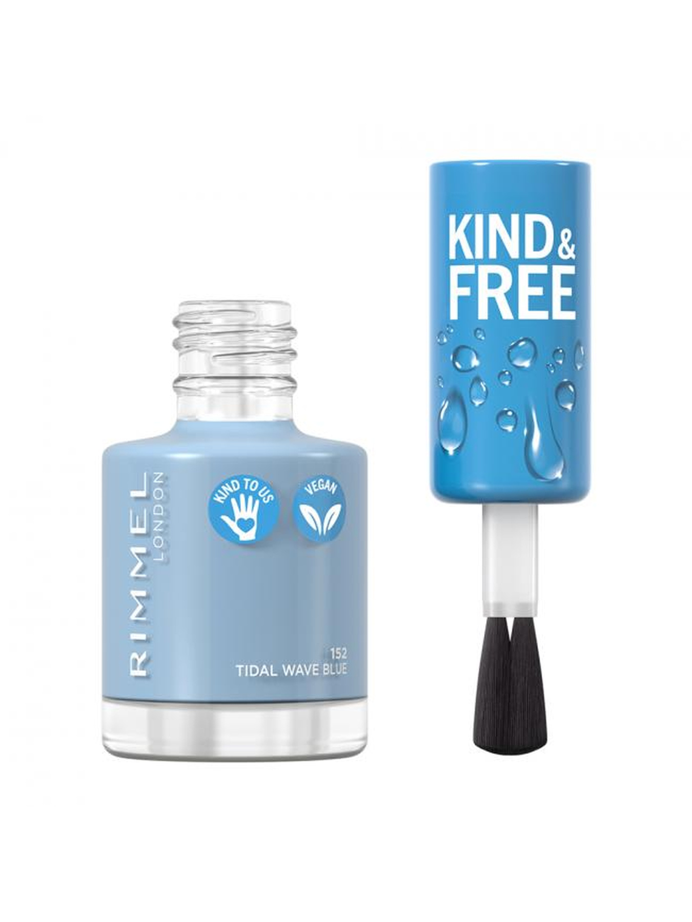 Лак Для Нігтів Kind & Free №152 TidalWaveBlue RIMMEL модель 8000019959396 Фото