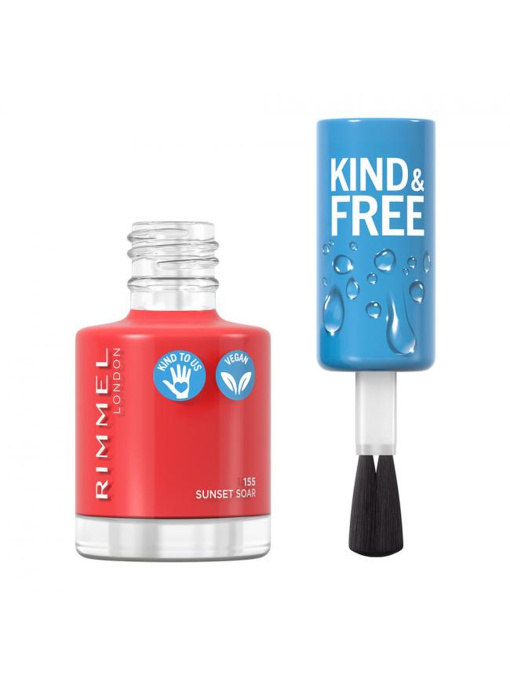 Лак Для Нігтів Kind & Free №155 Sunset Soar RIMMEL модель 8000019959402 Фото