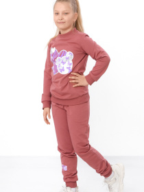 Дитячий спортивний костюм для дівчинки з принтом, Джеральдін Носи Своє (6063-057-33-2-1) модель 6063-057-33-2-1-dzheralxdn Фото