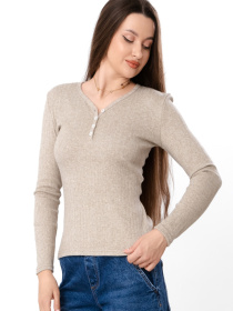 Лонгслів Носи своє модель 8454-088-srij-bezh Фото