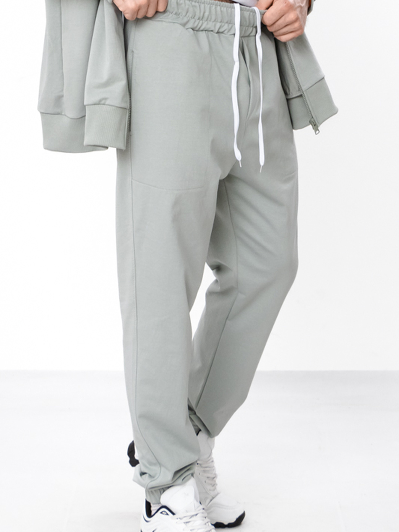 Чоловічий спортивний костюм худі на блискавці та джогери, Світло-зелений​ Носи Своє (8373-057-1) модель 8373-057-1-srij-nefrit Фото