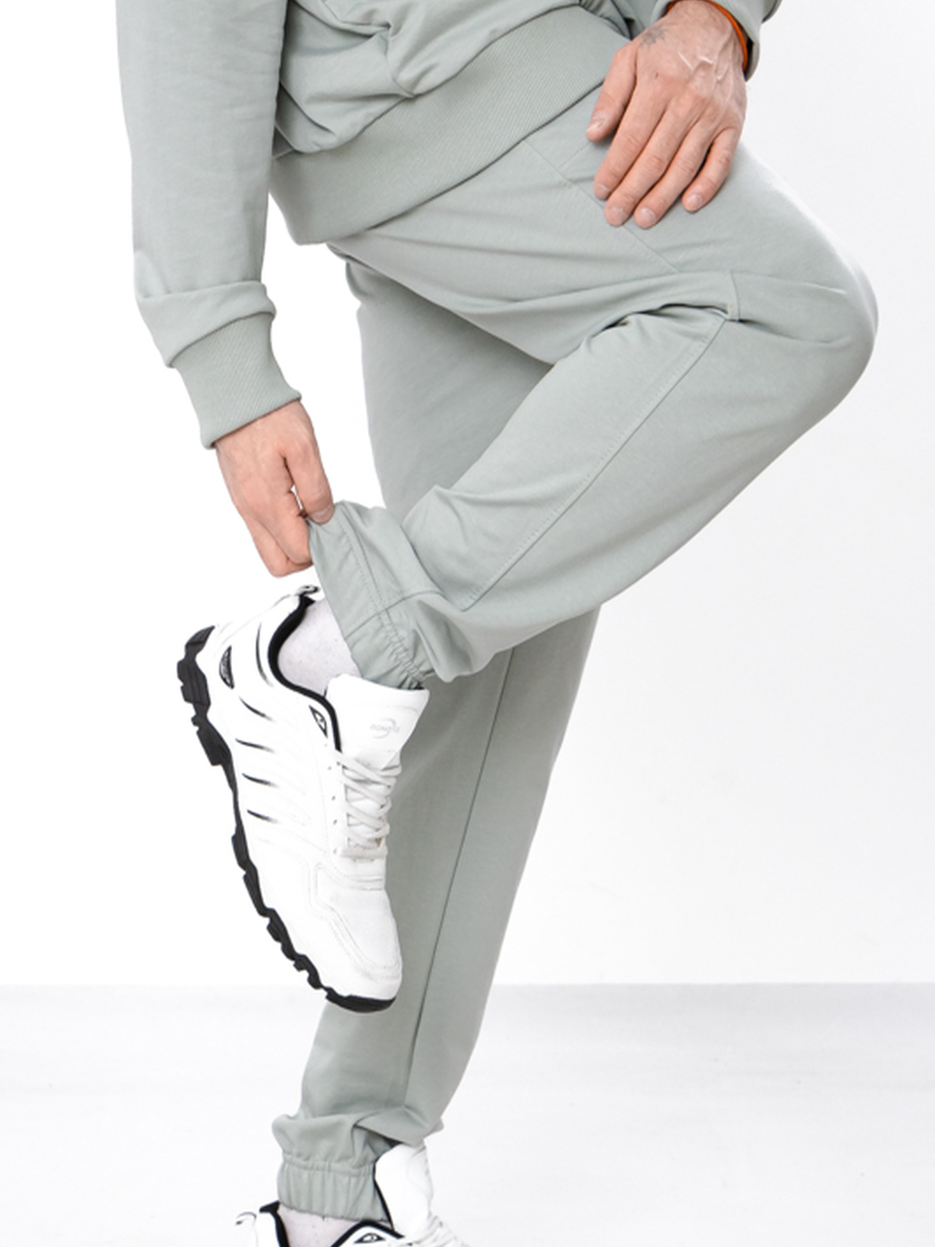 Чоловічий спортивний костюм худі на блискавці та джогери, Світло-зелений​ Носи Своє (8373-057-1) модель 8373-057-1-srij-nefrit Фото