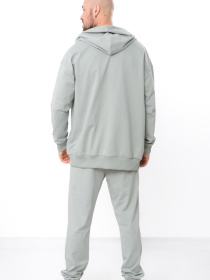 Чоловічий спортивний костюм худі на блискавці та джогери, Світло-зелений​ Носи Своє (8373-057-1) модель 8373-057-1-srij-nefrit Фото