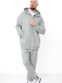 Чоловічий спортивний костюм худі на блискавці та джогери, Світло-зелений​ Носи Своє (8373-057-1) модель 8373-057-1-srij-nefrit Фото