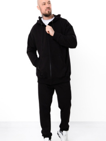 Чоловічий спортивний костюм худі на блискавці та джогери, Чорний Носи Своє (8373-057-1) модель 8373-057-1-chornij Фото