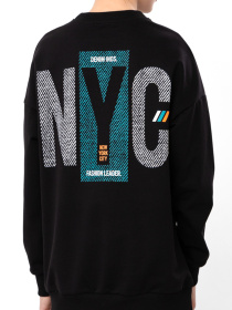 Підлітковий костюм для хлопчика зі світшотом та штанами, Чорний Носи Своє (6419-057-33) модель 6419-057-33-chornij-nyc Фото