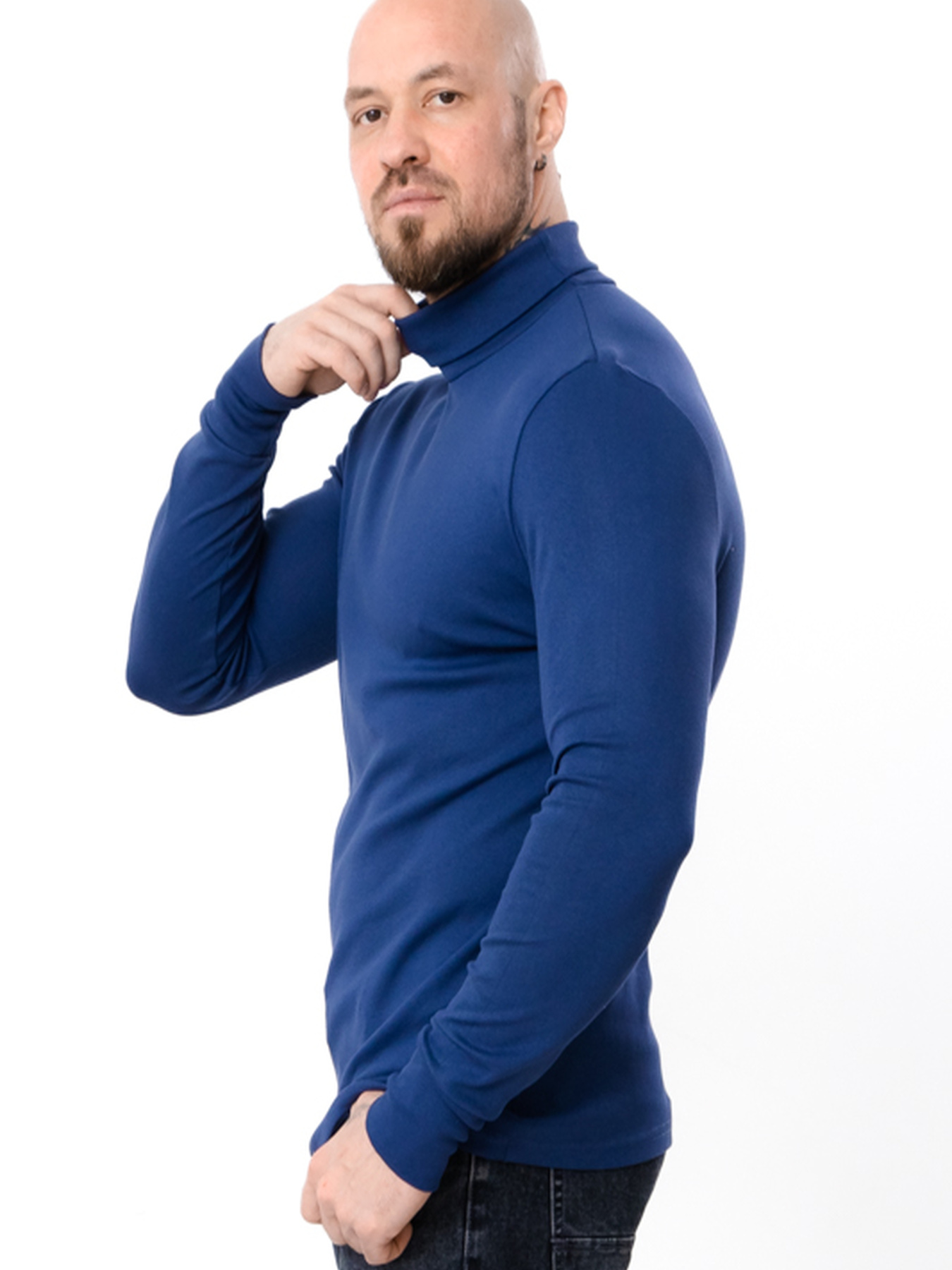 Чоловіча класична водолазка, Електрик (насичений синій) Носи Своє (8095-040) модель 8095-040-sinj Фото