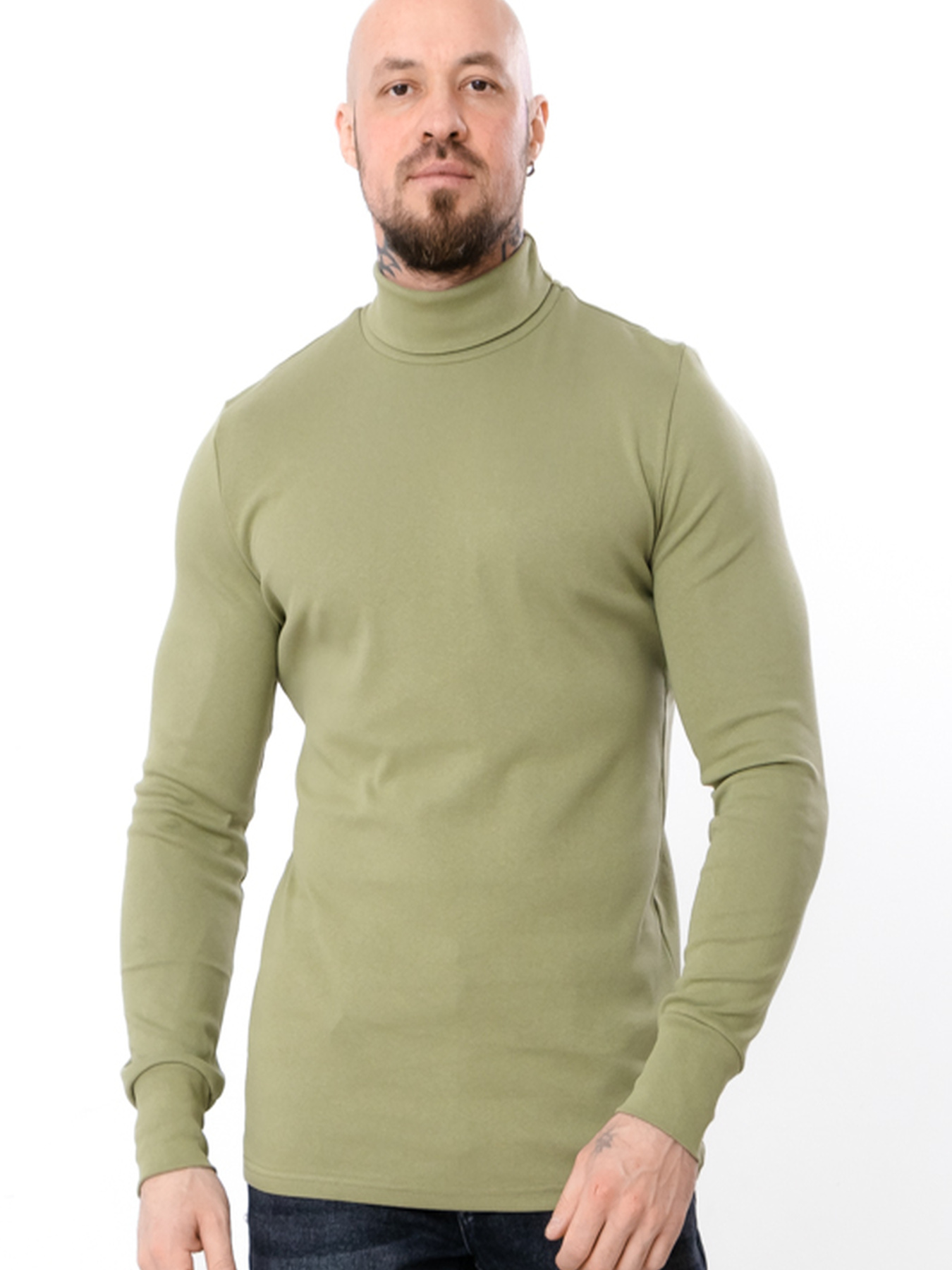 Чоловіча класична водолазка, Оливковий Носи Своє (8095-040) модель 8095-040-olivkovo-srij Фото