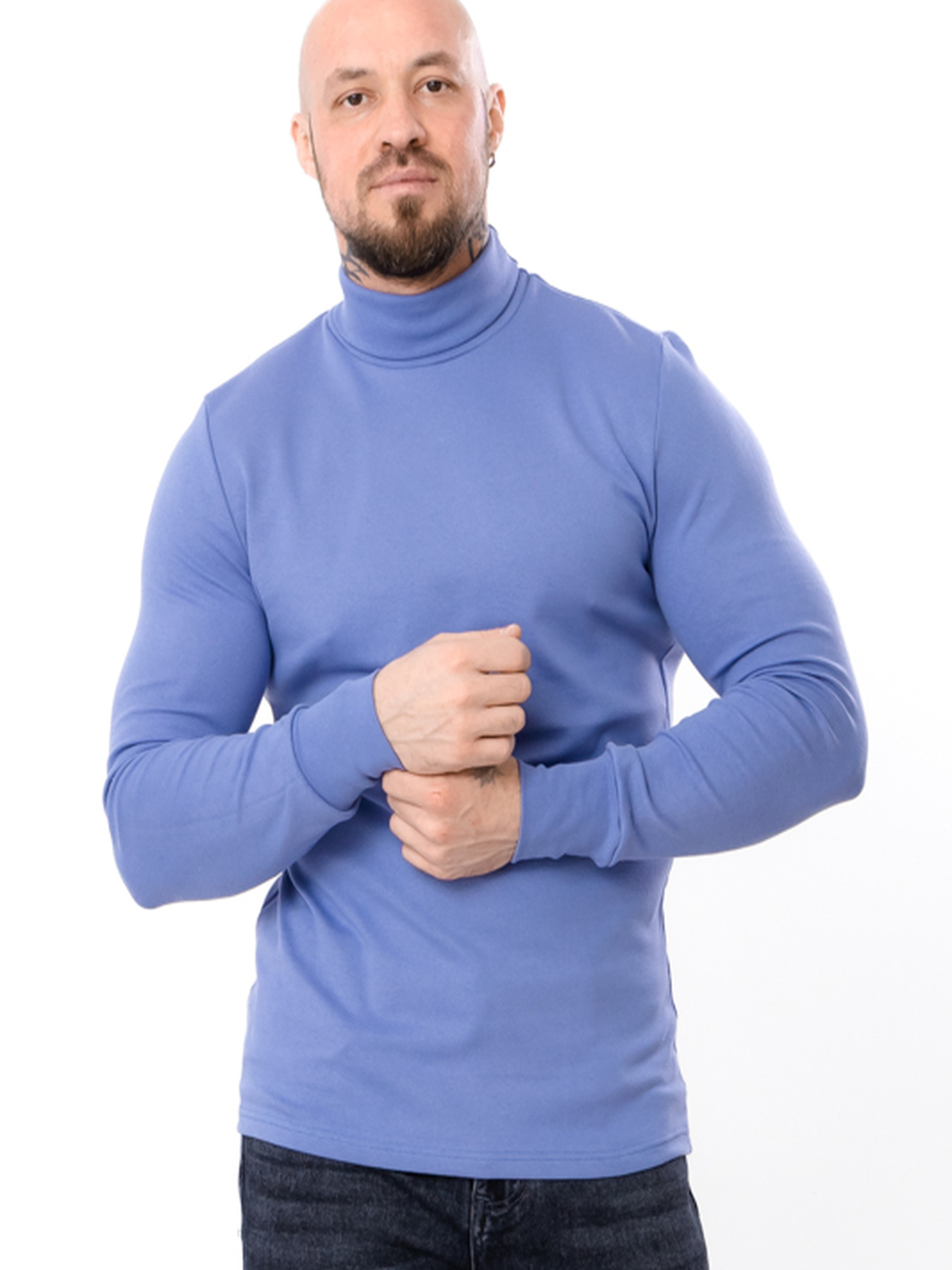 Чоловіча класична водолазка, Світло-блакитний​ Носи Своє (8095-040) модель 8095-040-temno-blakitnij Фото