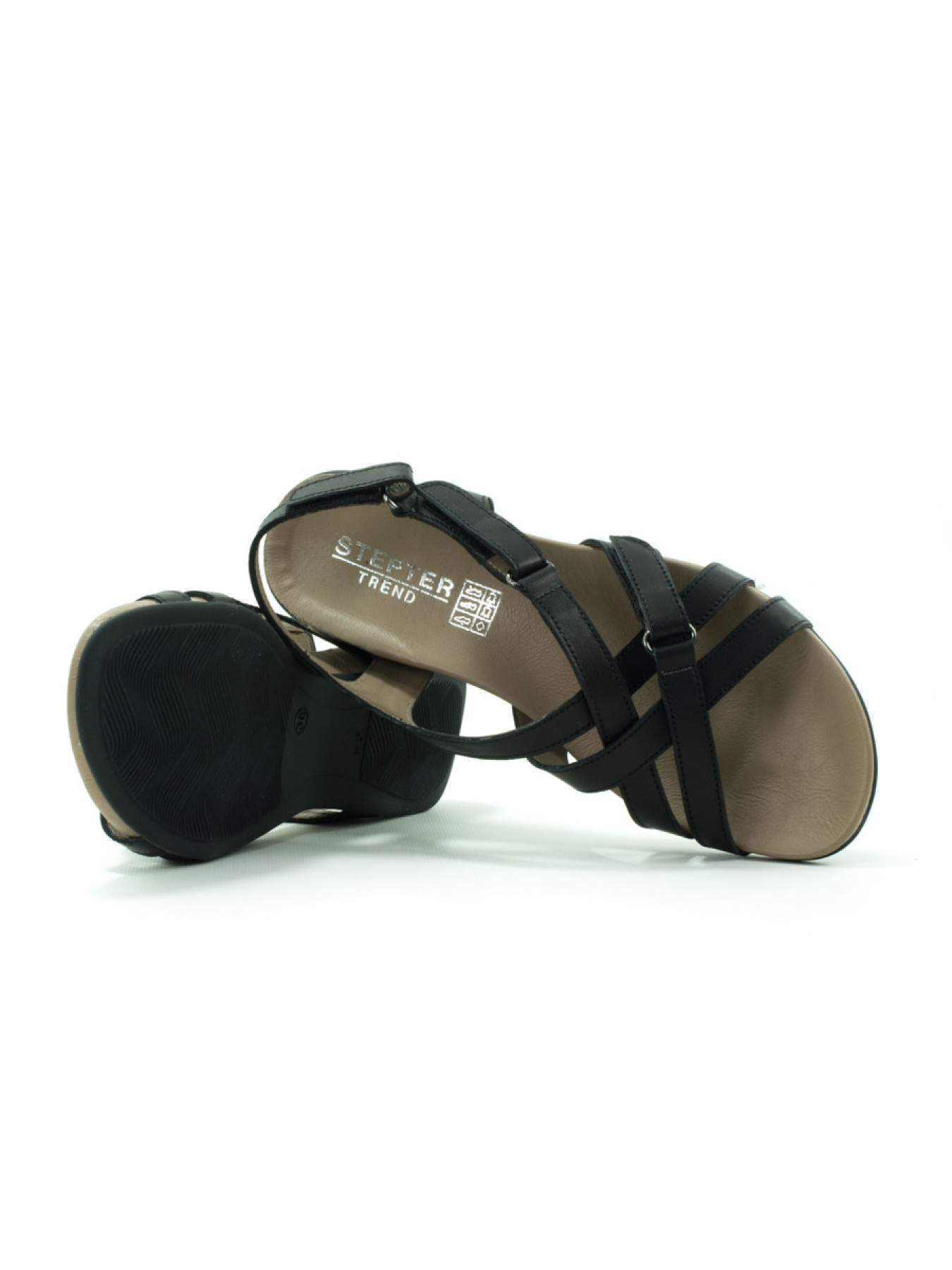 Сандалии Стептер модель 8660 Чорний Фото