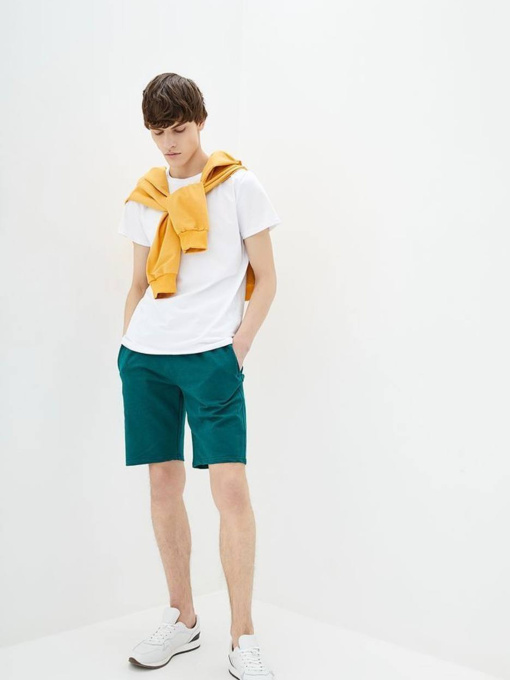 Футболка чоловіча "Дизель" біла модель Mn160 Фото