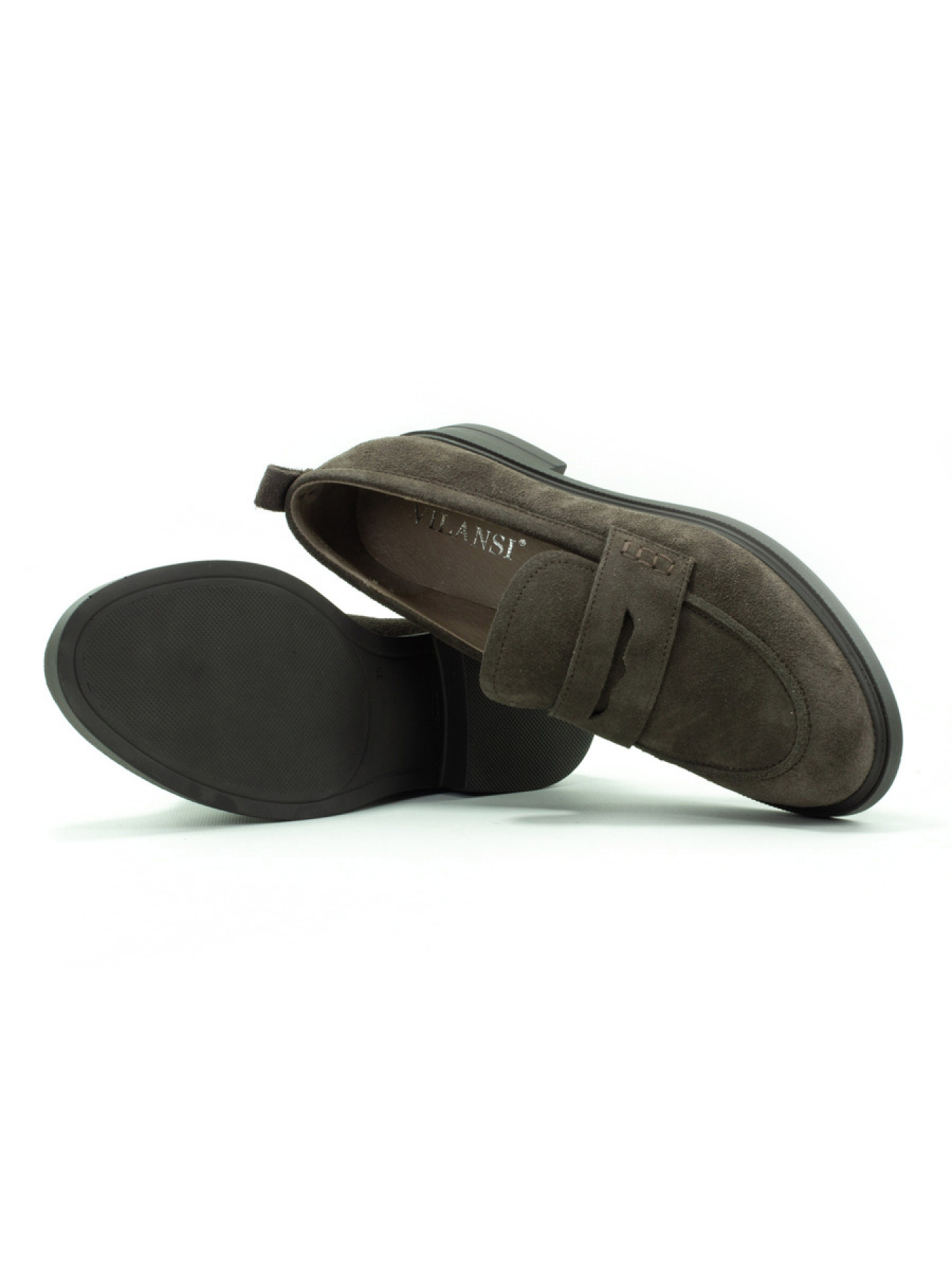 Женские лоферы VILANSI V8689 BROWN VELOUR модель V8689 BROWN VELOUR Фото