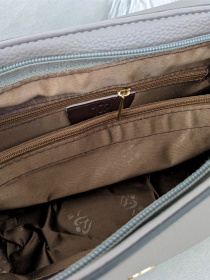 Стильная сумка Minimal Accent с декоративной кнопкой-пряжкой модель 350013-1 Фото