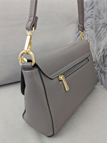 Стильная сумка Minimal Accent с декоративной кнопкой-пряжкой модель 350013-1 Фото