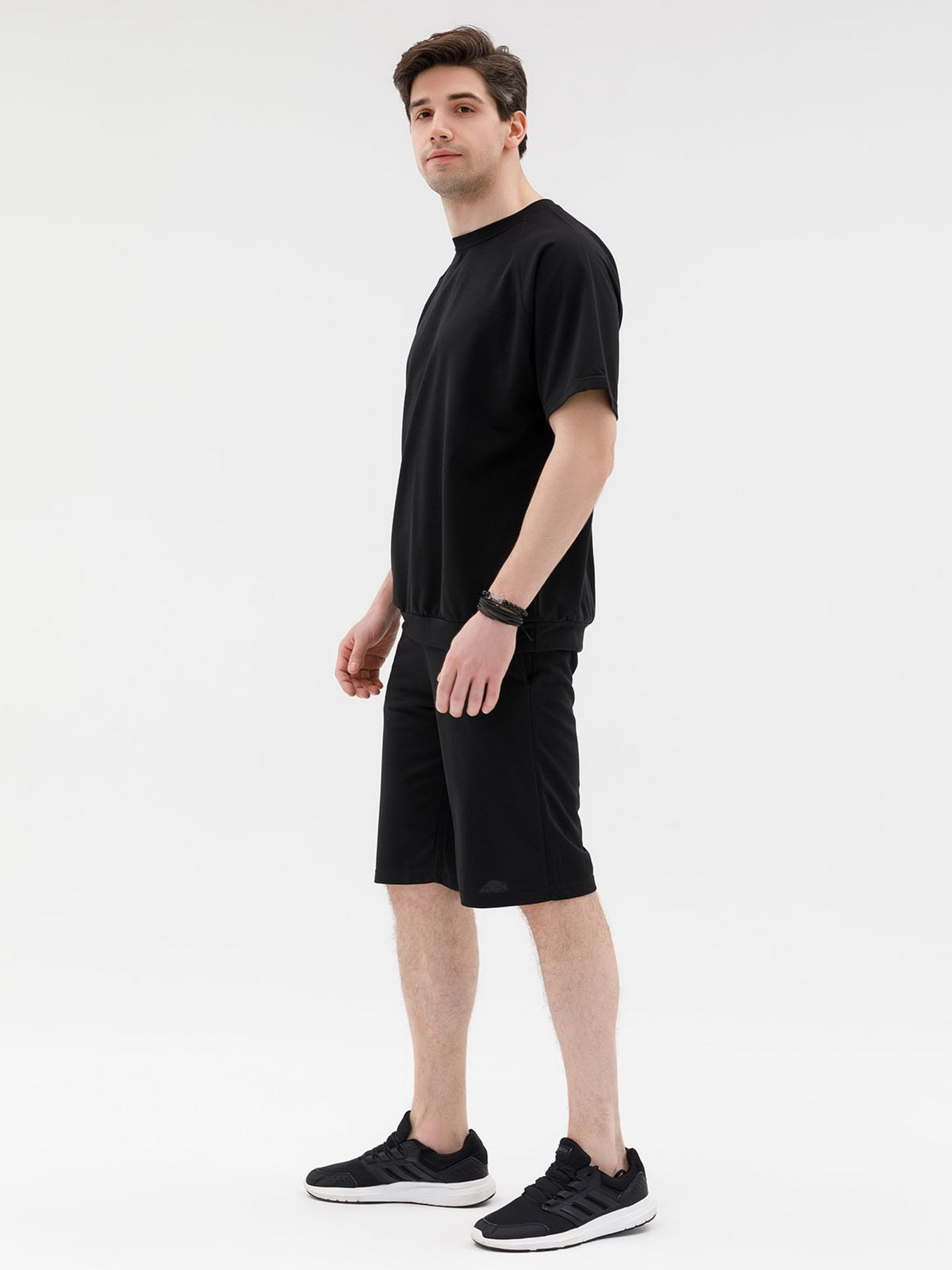 Повсякденний костюм ISSA Plus модель GN-425_black Фото