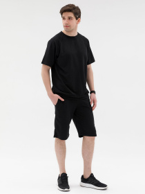 Повсякденний костюм ISSA Plus модель GN-425_black Фото