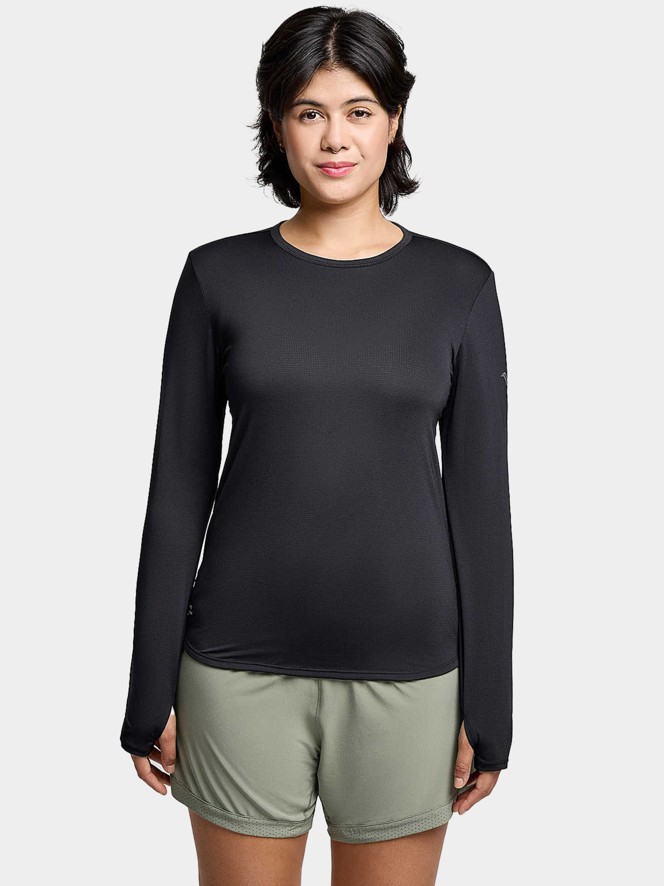 Жіночий лонгслів Saucony STOPWATCH LONG SLEEVE модель SAW800486-BK Фото