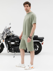 Костюми ISSA Plus модель GN-425_olive Фото