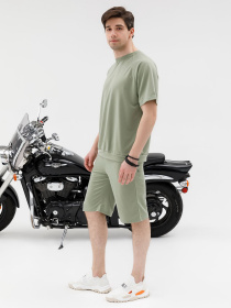 Костюми ISSA Plus модель GN-425_olive Фото