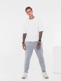 Повседневный костюм ISSA Plus модель GN-434_graymilky Повседневный костюм ISSA Plus модель GN-434_graymilky Фото