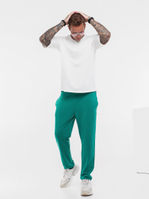 Костюм ISSA Plus модель GN-434_greenmilky Фото