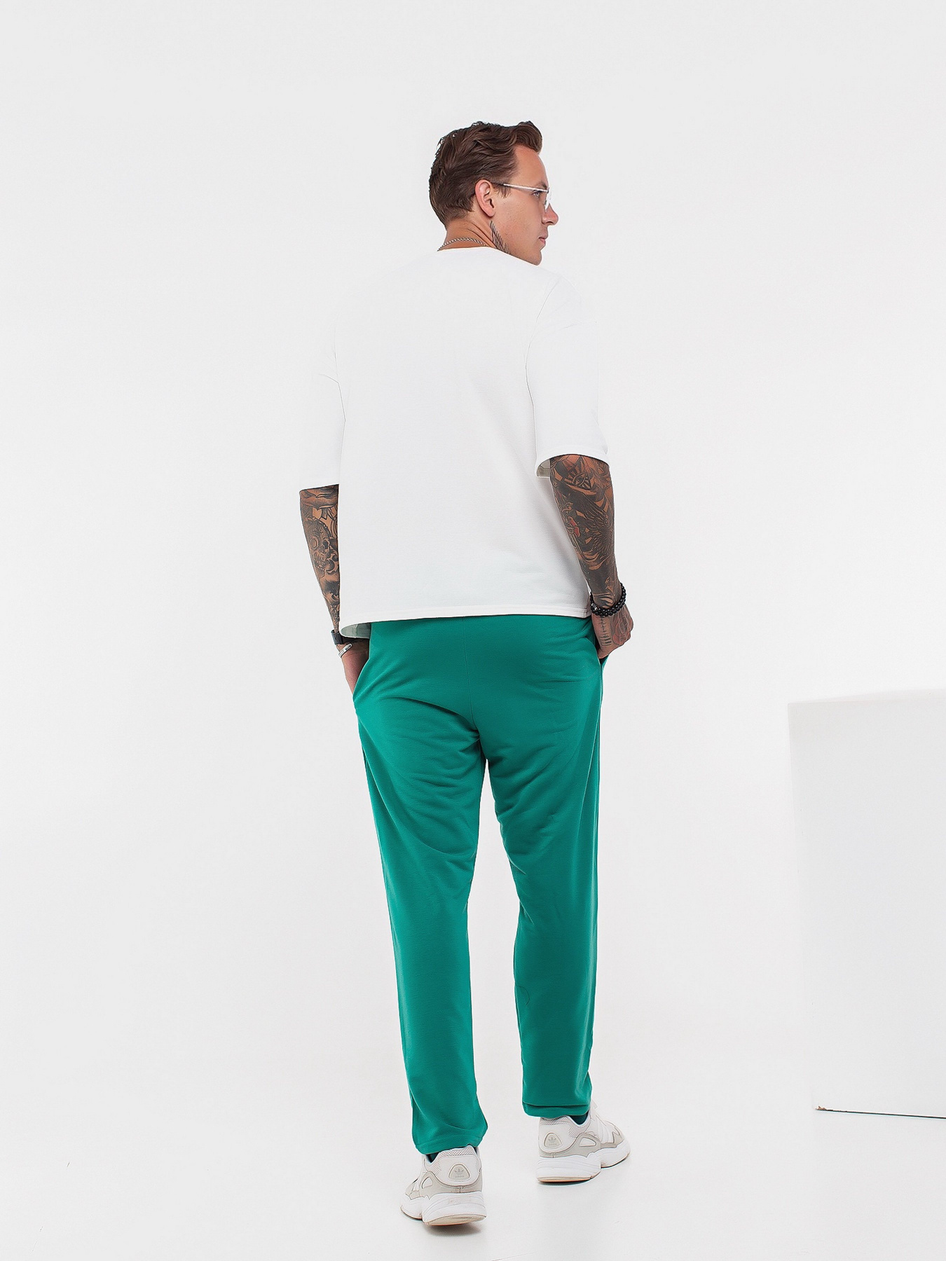 Повсякденний костюм ISSA Plus модель GN-434_greenmilky Повсякденний костюм ISSA Plus модель GN-434_greenmilky Фото