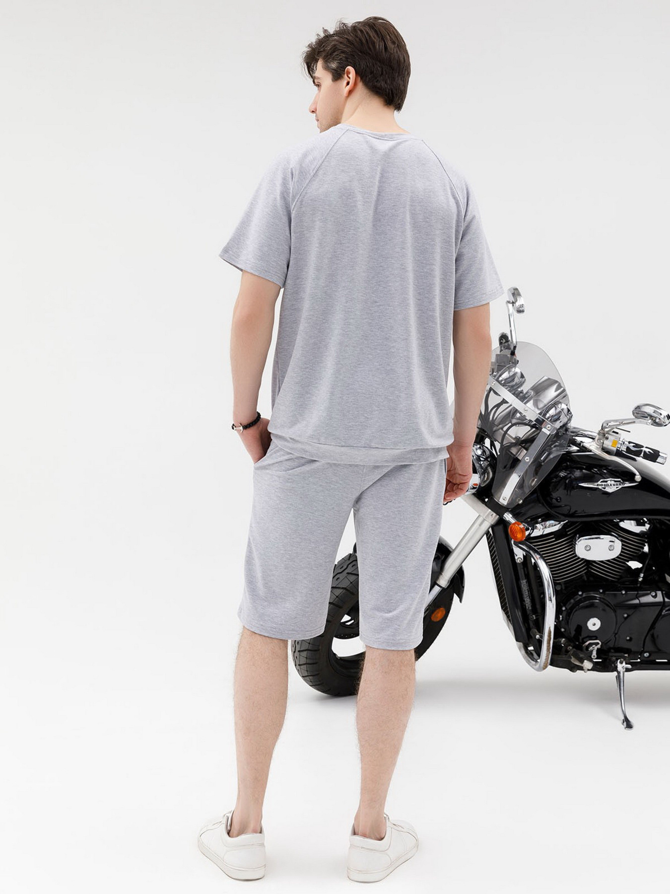 Костюм ISSA Plus модель GN-425_lightgray Фото