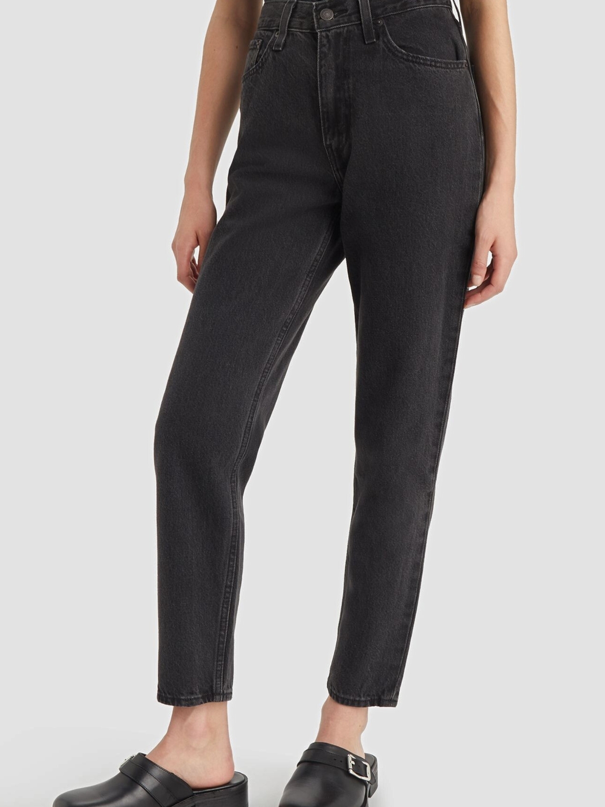 Бавовняні Жіночі Прямі джинси Levi's  (A3506-0006) колір чорний Levi's - купити в Україні