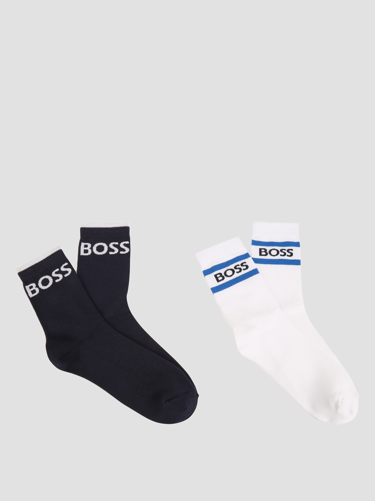 BOSS Kids Набір шкарпеток (J20407-849) Для хлопчиків колір - Білий матеріал - Еластан BOSS Kids - купити в Україні