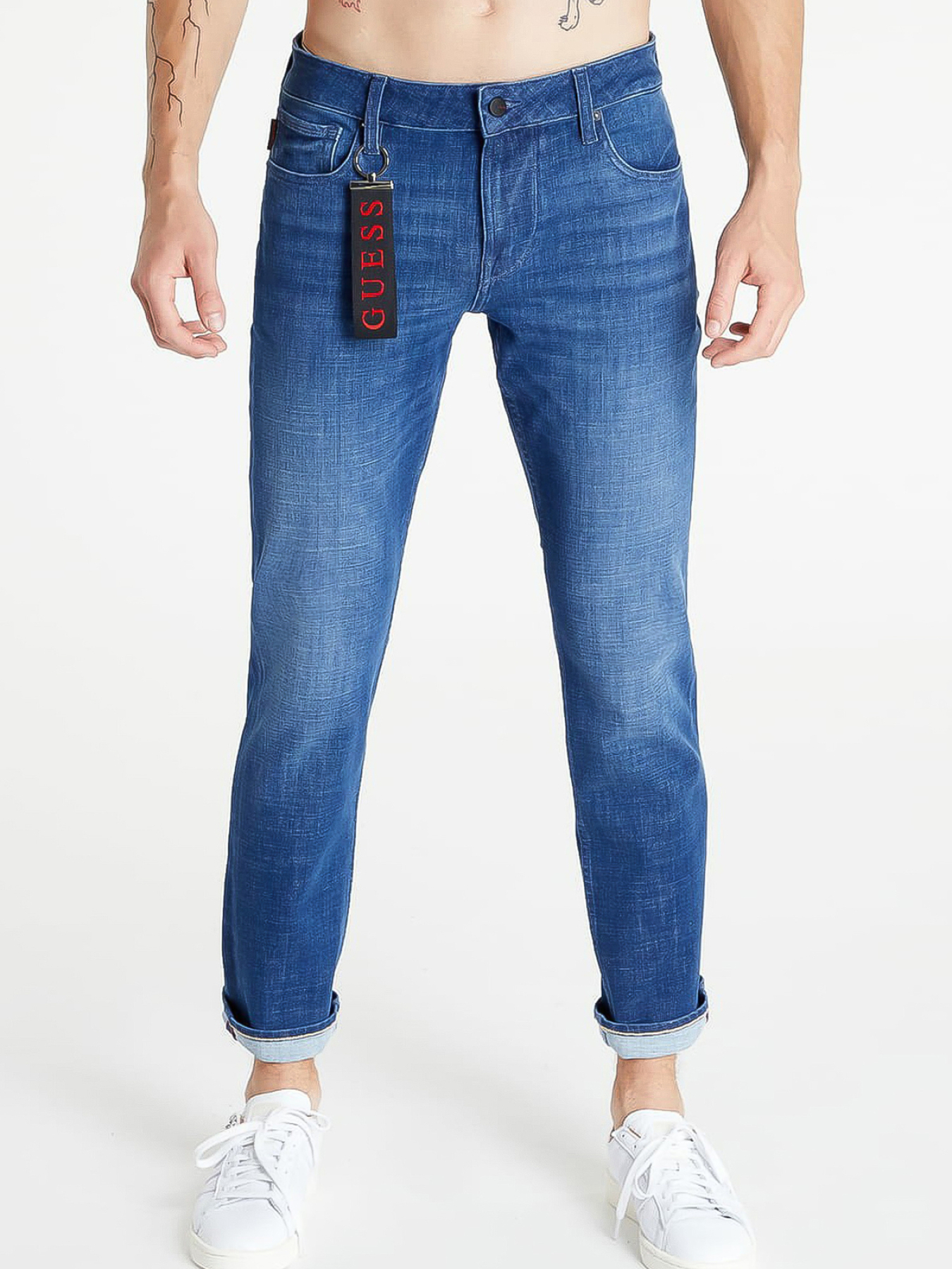 Прямые джинсы GUESS модель M2YAS2.D4PM1;OFFI Фото