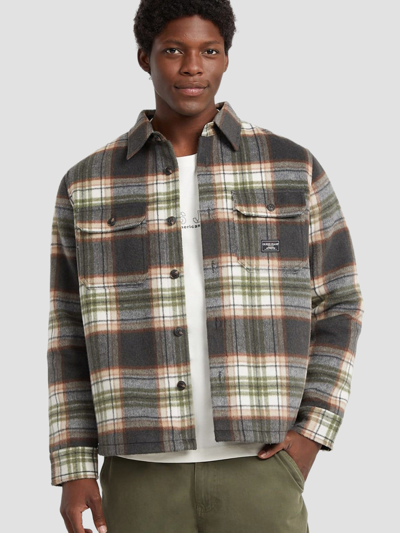 Куртка-рубашка Guess Jeans модель M5BH68.WI542;L91K Фото