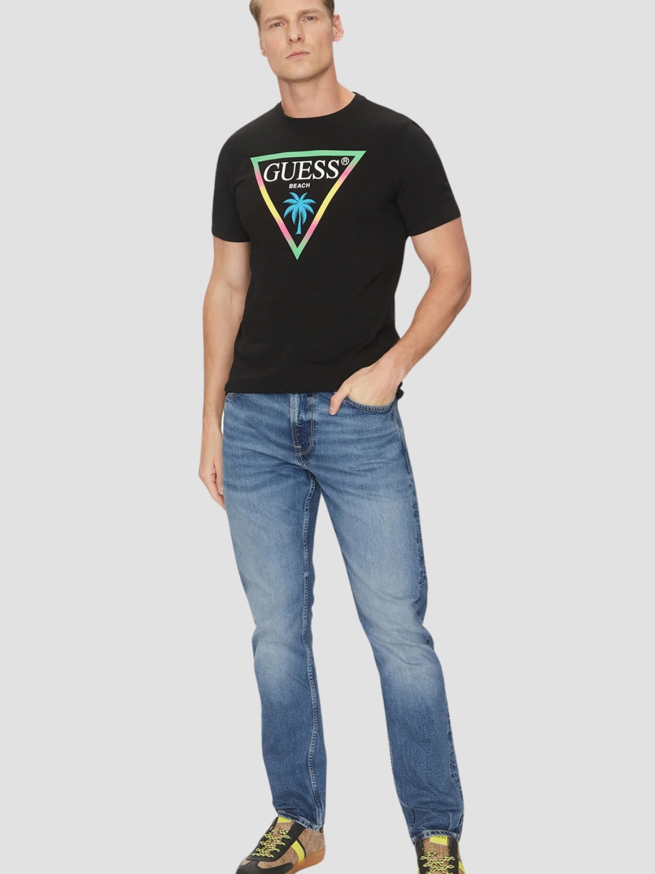 Прямые джинсы GUESS модель M5RAS2.D5KP2;FL1P Фото