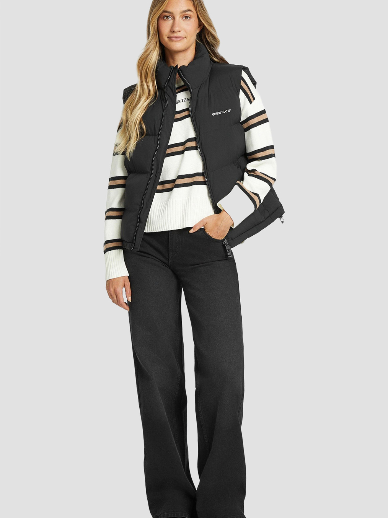 Жилетка Guess Jeans модель W4BN59.WGII2;JBLK Фото