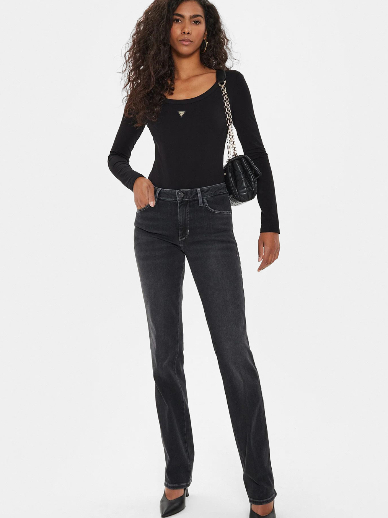 Джинсы GUESS модель W4YA0I.D5DY1;C0UN Джинсы GUESS модель W4YA0I.D5DY1;C0UN Фото