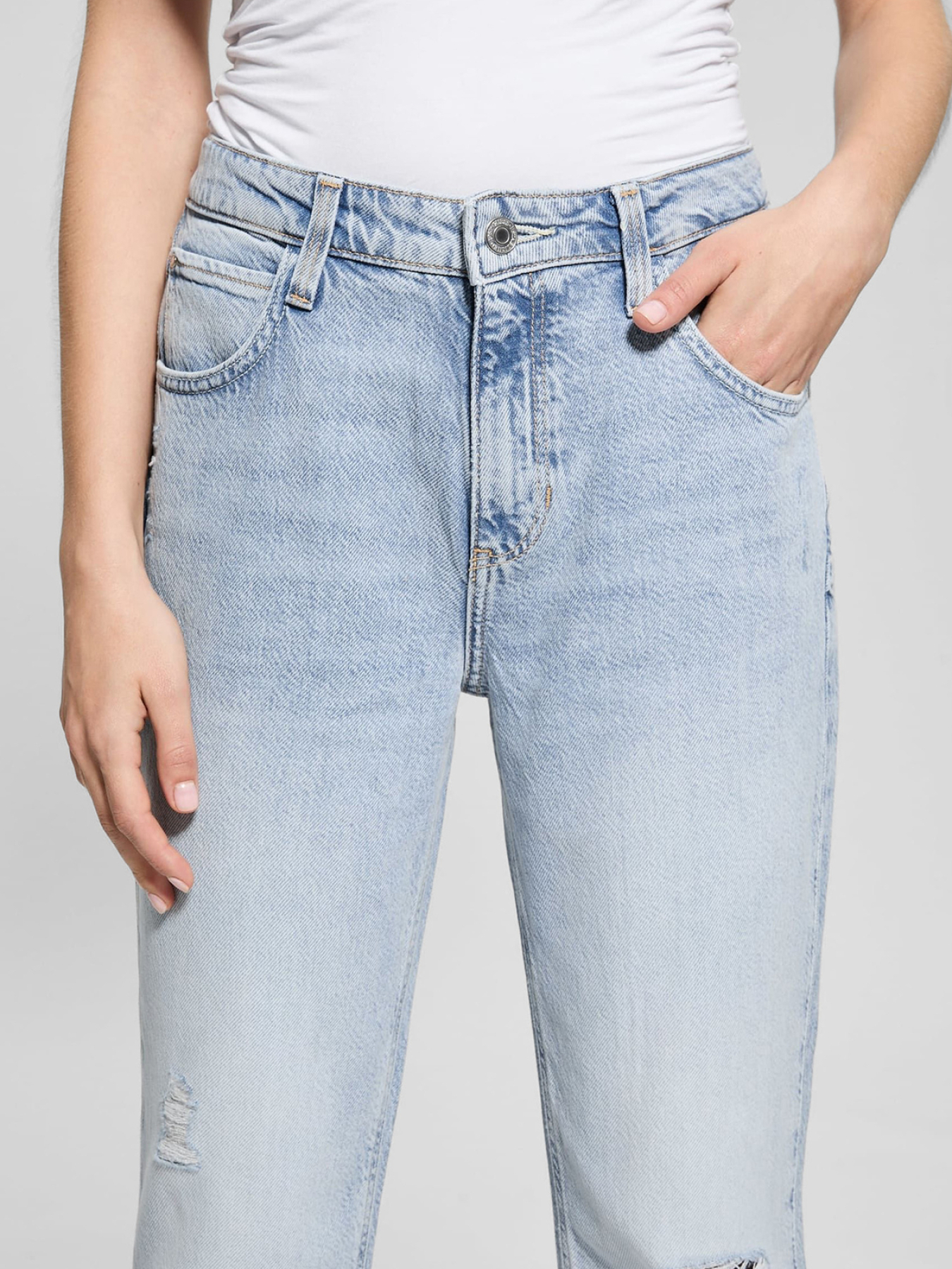 Прямі джинси GUESS модель W5GA0Q.D5B96;MRCA Фото