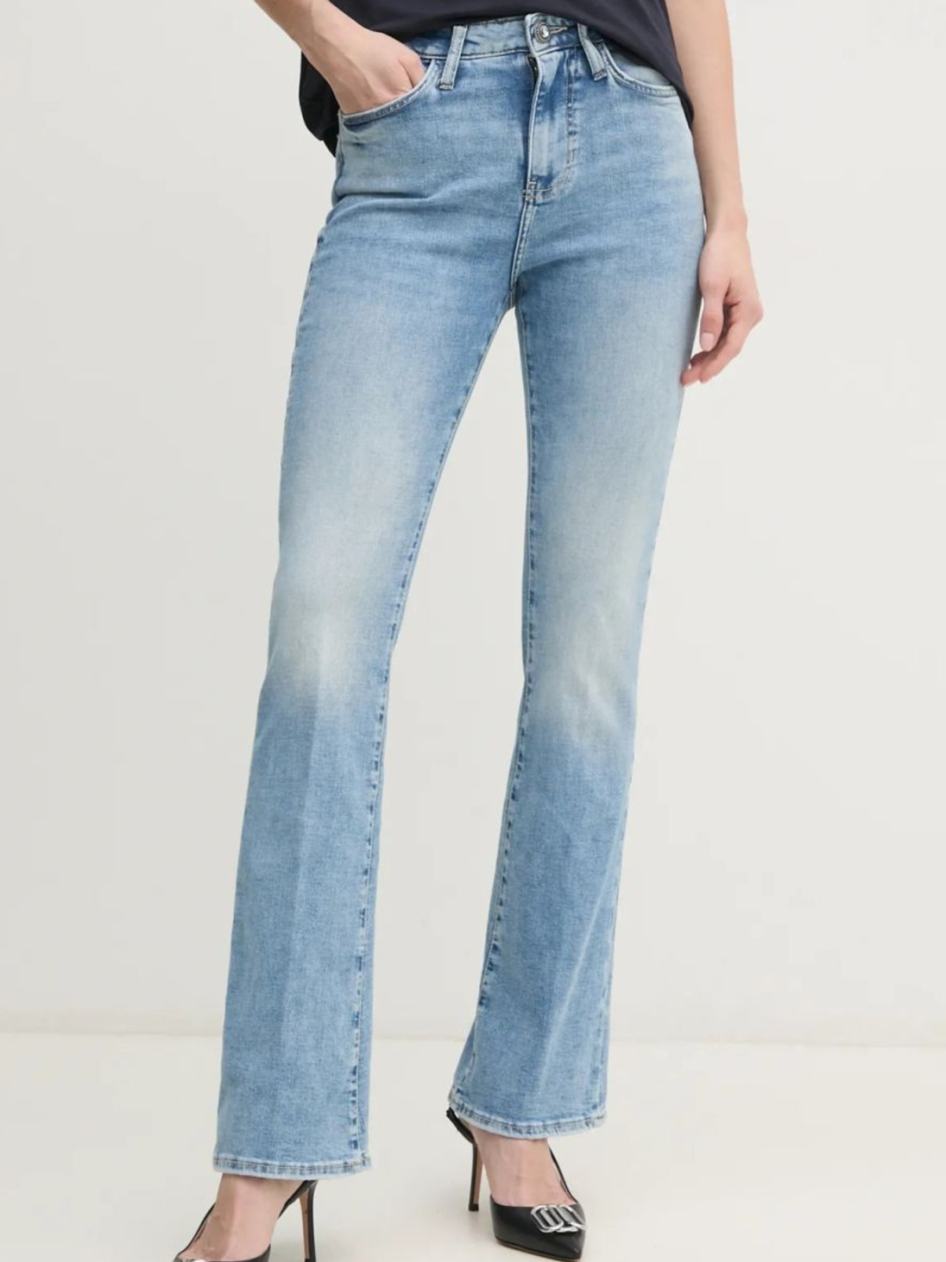 Прямі джинси GUESS модель W5RA0L.D5L71;BELT Фото