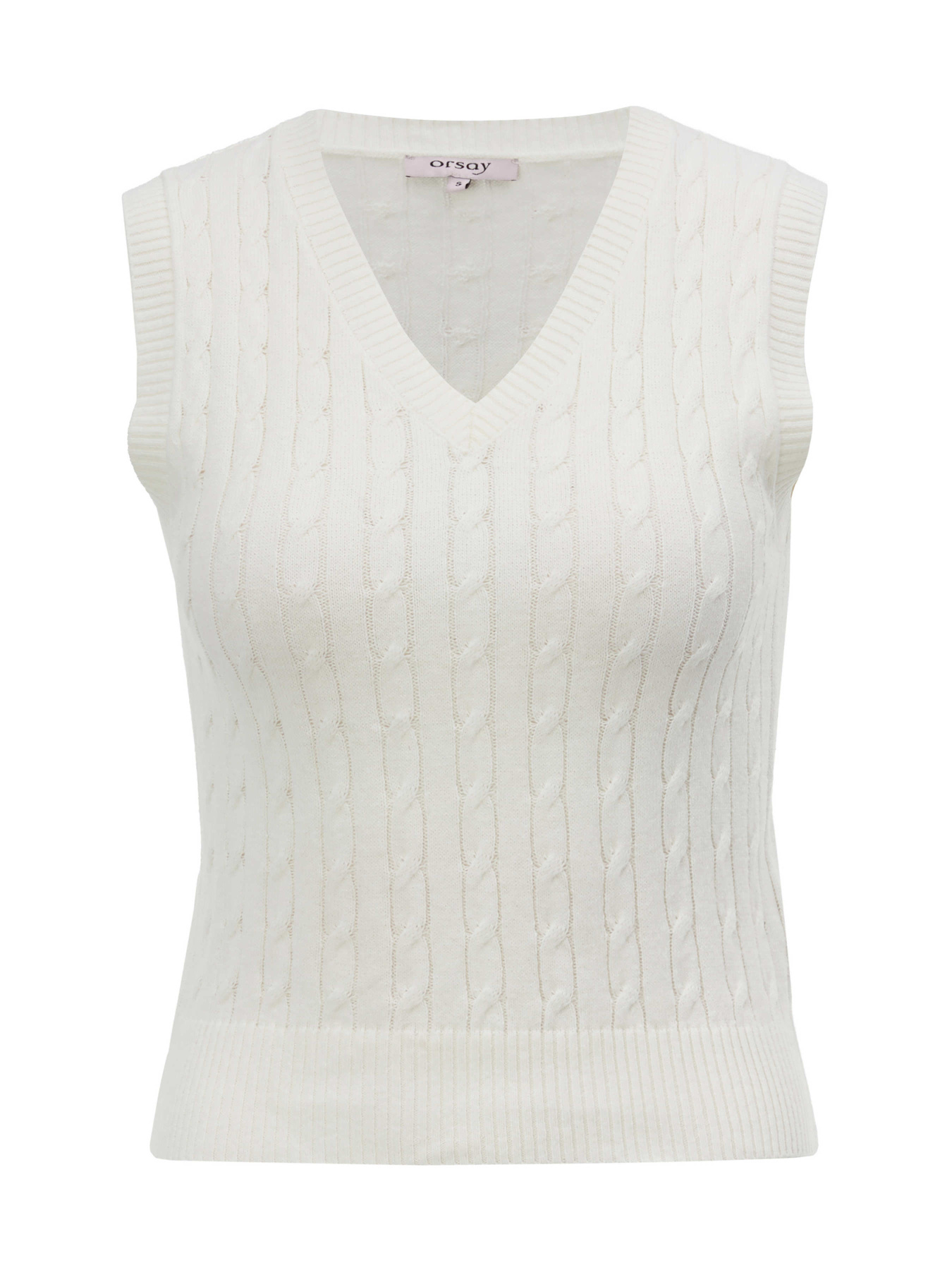 Жилетка жіноча приталена кремового кольору ORSAY (1002284 044000) модель 1002284-044000 Фото