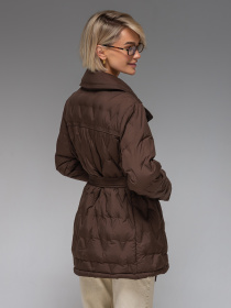 Женская демисезонная куртка ультралегкая весна-осень Viva Wear модель 8900 модель 8900-chocolate Женская демисезонная куртка ультралегкая весна-осень Viva Wear модель 8900 модель 8900-chocolate Фото